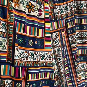 Valerie Stevens Colorful Geometric Wide Leg Pants